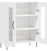 Sideboard Hochglanz-Weiß 69,5x34x90 cm Holzwerkstoff