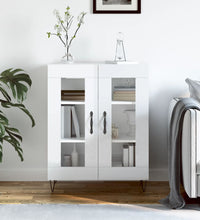 Sideboard Hochglanz-Weiß 69,5x34x90 cm Holzwerkstoff