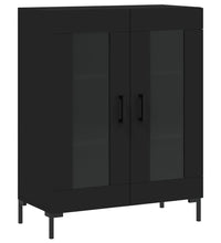 Sideboard Schwarz 69,5x34x90 cm Holzwerkstoff