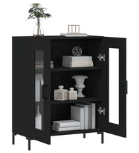 Sideboard Schwarz 69,5x34x90 cm Holzwerkstoff