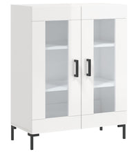 Sideboard Hochglanz-Weiß 69,5x34x90 cm Holzwerkstoff