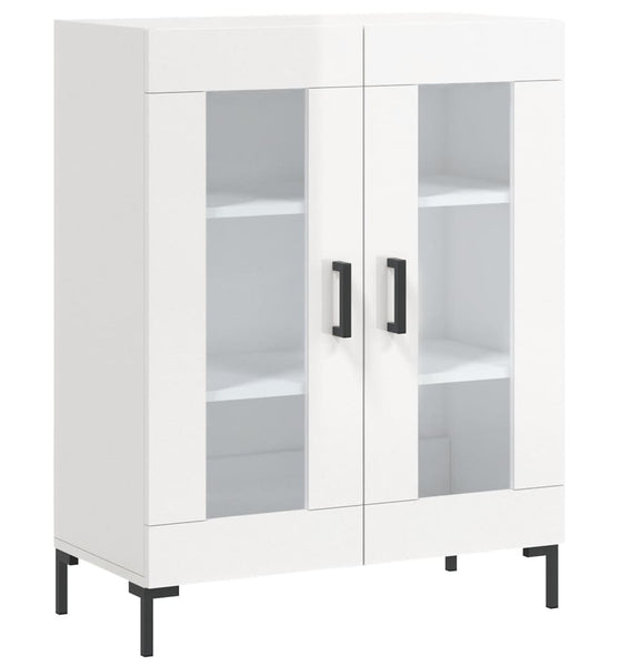 Sideboard Hochglanz-Weiß 69,5x34x90 cm Holzwerkstoff