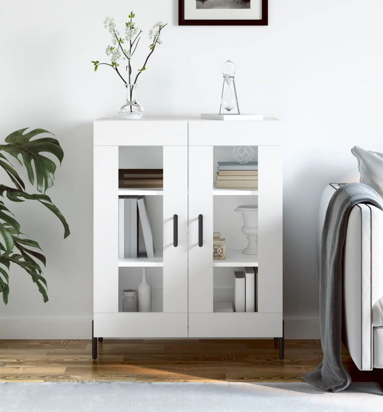 Sideboard Weiß 69,5x34x90 cm Holzwerkstoff
