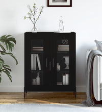 Sideboard Schwarz 69,5x34x90 cm Holzwerkstoff