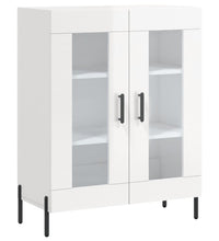 Sideboard Hochglanz-Weiß 69,5x34x90 cm Holzwerkstoff