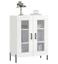 Sideboard Hochglanz-Weiß 69,5x34x90 cm Holzwerkstoff