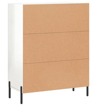 Sideboard Hochglanz-Weiß 69,5x34x90 cm Holzwerkstoff