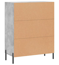 Sideboard Betongrau 69,5x34x90 cm Holzwerkstoff