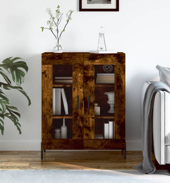 Sideboard Räuchereiche 69,5x34x90 cm Holzwerkstoff