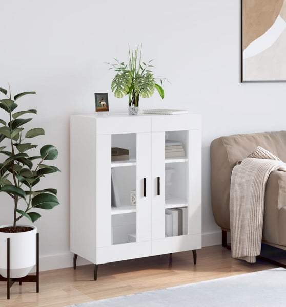 Sideboard Weiß 69,5x34x90 cm Holzwerkstoff