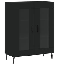 Sideboard Schwarz 69,5x34x90 cm Holzwerkstoff