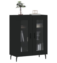 Sideboard Schwarz 69,5x34x90 cm Holzwerkstoff