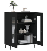 Sideboard Schwarz 69,5x34x90 cm Holzwerkstoff