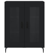 Sideboard Schwarz 69,5x34x90 cm Holzwerkstoff