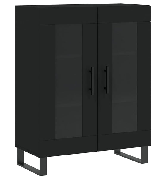 Sideboard Schwarz 69,5x34x90 cm Holzwerkstoff