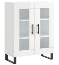 Sideboard Hochglanz-Weiß 69,5x34x90 cm Holzwerkstoff