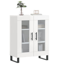 Sideboard Hochglanz-Weiß 69,5x34x90 cm Holzwerkstoff