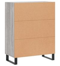 Sideboard Grau Sonoma 69,5x34x90 cm Holzwerkstoff