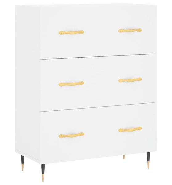 Sideboard Weiß 69,5x34x90 cm Holzwerkstoff