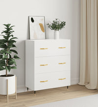 Sideboard Weiß 69,5x34x90 cm Holzwerkstoff
