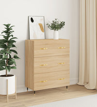 Sideboard Sonoma-Eiche 69,5x34x90 cm Holzwerkstoff