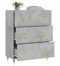 Sideboard Betongrau 69,5x34x90 cm Holzwerkstoff