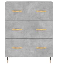 Sideboard Betongrau 69,5x34x90 cm Holzwerkstoff