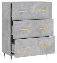 Sideboard Betongrau 69,5x34x90 cm Holzwerkstoff