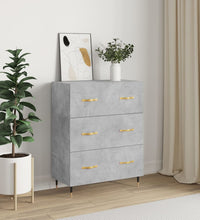Sideboard Betongrau 69,5x34x90 cm Holzwerkstoff