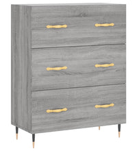 Sideboard Grau Sonoma 69,5x34x90 cm Holzwerkstoff