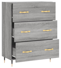 Sideboard Grau Sonoma 69,5x34x90 cm Holzwerkstoff