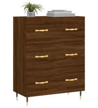 Sideboard Braun Eichen-Optik 69,5x34x90 cm Holzwerkstoff