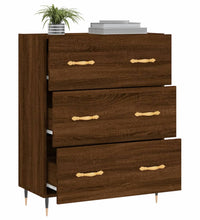 Sideboard Braun Eichen-Optik 69,5x34x90 cm Holzwerkstoff