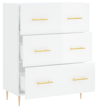 Sideboard Hochglanz-Weiß 69,5x34x90 cm Holzwerkstoff