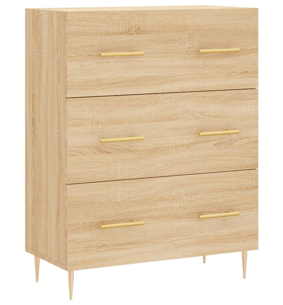 Sideboard Sonoma-Eiche 69,5x34x90 cm Holzwerkstoff