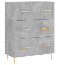 Sideboard Betongrau 69,5x34x90 cm Holzwerkstoff