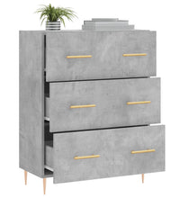 Sideboard Betongrau 69,5x34x90 cm Holzwerkstoff
