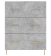 Sideboard Betongrau 69,5x34x90 cm Holzwerkstoff