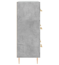 Sideboard Betongrau 69,5x34x90 cm Holzwerkstoff