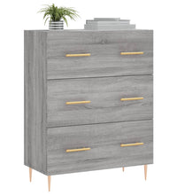 Sideboard Grau Sonoma 69,5x34x90 cm Holzwerkstoff