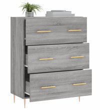 Sideboard Grau Sonoma 69,5x34x90 cm Holzwerkstoff