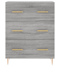 Sideboard Grau Sonoma 69,5x34x90 cm Holzwerkstoff