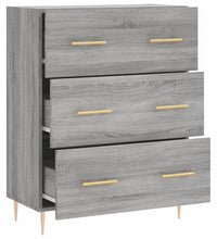 Sideboard Grau Sonoma 69,5x34x90 cm Holzwerkstoff