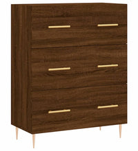 Sideboard Braun Eichen-Optik 69,5x34x90 cm Holzwerkstoff
