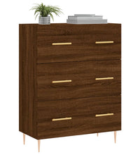 Sideboard Braun Eichen-Optik 69,5x34x90 cm Holzwerkstoff