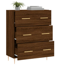 Sideboard Braun Eichen-Optik 69,5x34x90 cm Holzwerkstoff