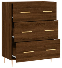Sideboard Braun Eichen-Optik 69,5x34x90 cm Holzwerkstoff