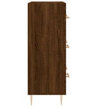 Sideboard Braun Eichen-Optik 69,5x34x90 cm Holzwerkstoff