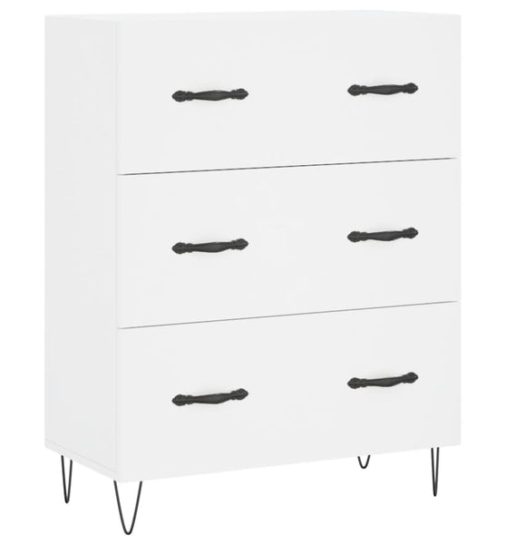 Sideboard Weiß 69,5x34x90 cm Holzwerkstoff