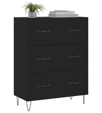 Sideboard Schwarz 69,5x34x90 cm Holzwerkstoff